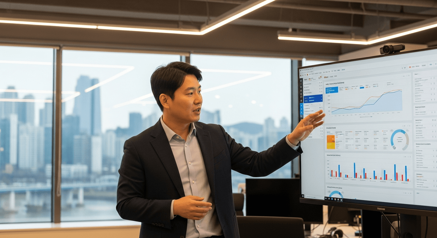 유튜브 광고 비용 분석 대시보드 화면